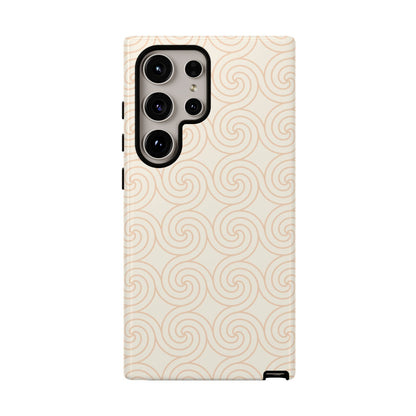 Soft Sand Spiral Tough Phone Case