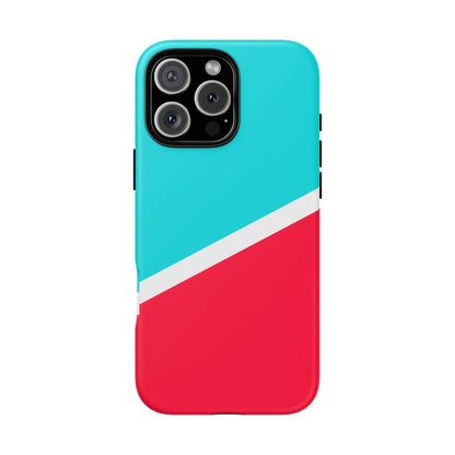 Aqua Pop Colorblock Tough Phone Case
