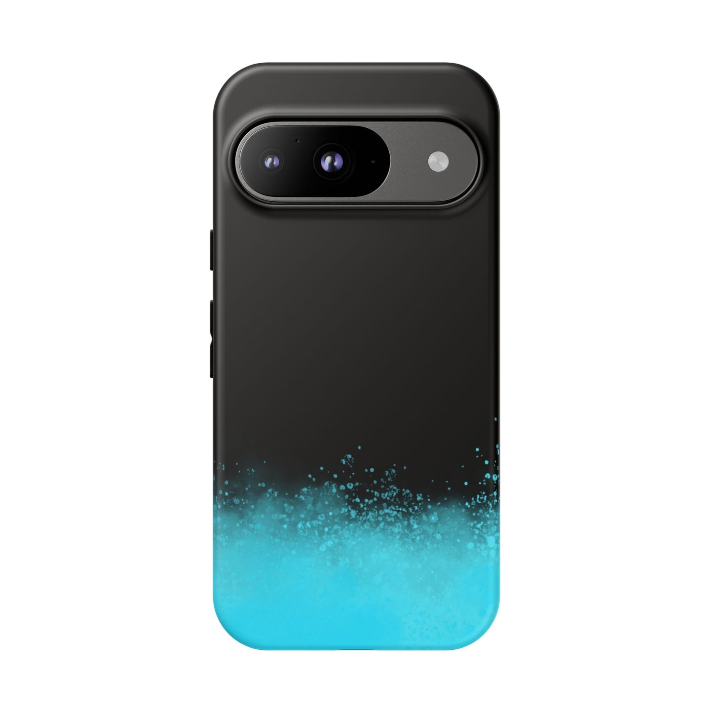 Black Aqua Splash Tough Phone Case