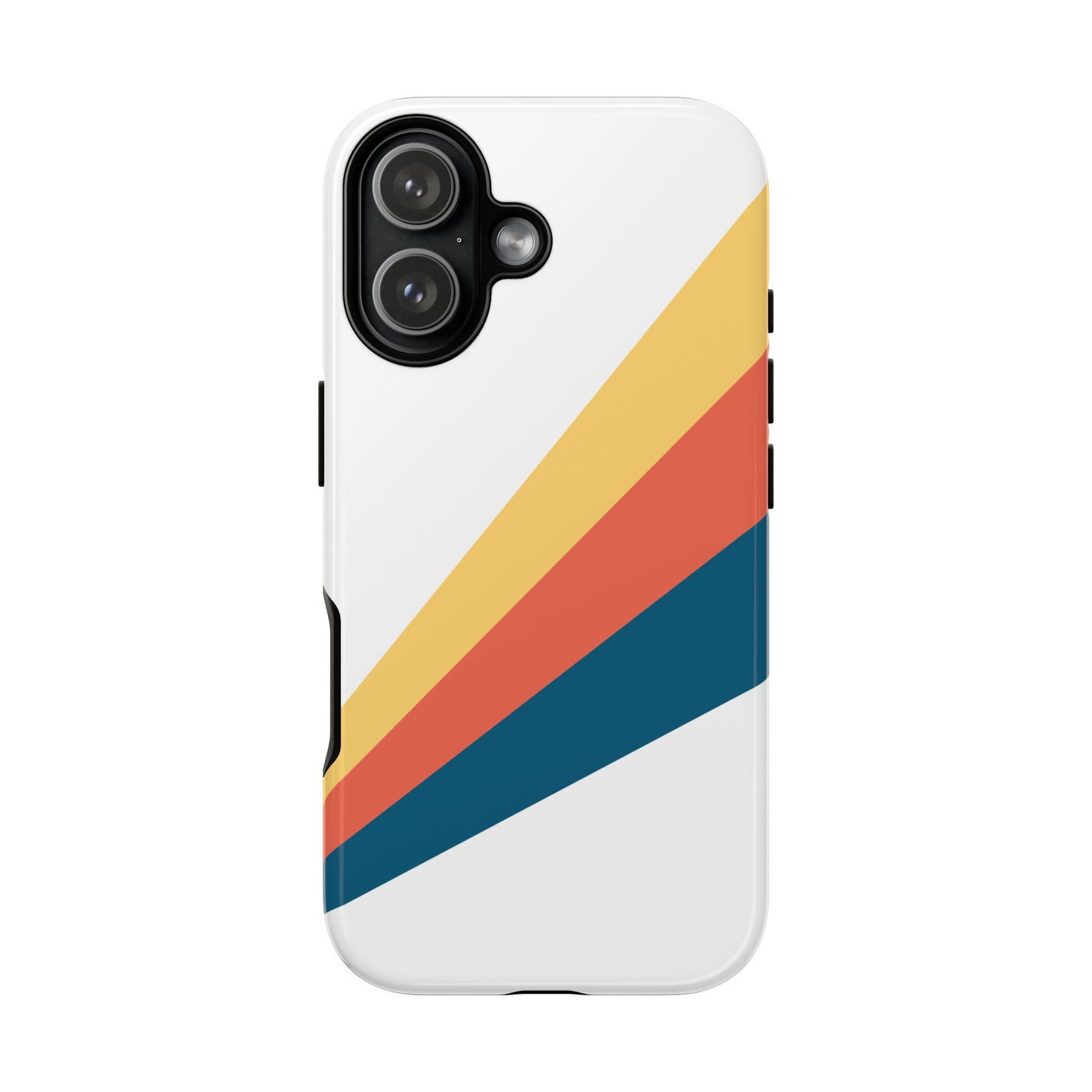 Diagonal Color Stripe Tough Phone Case