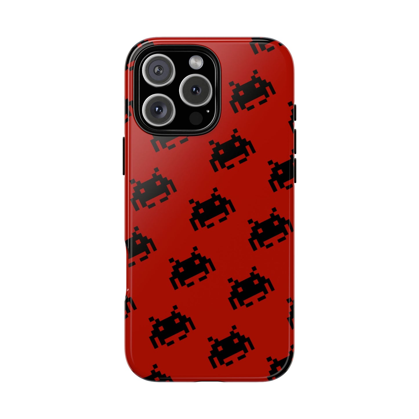 Red Pixel Alien Tough Phone Case