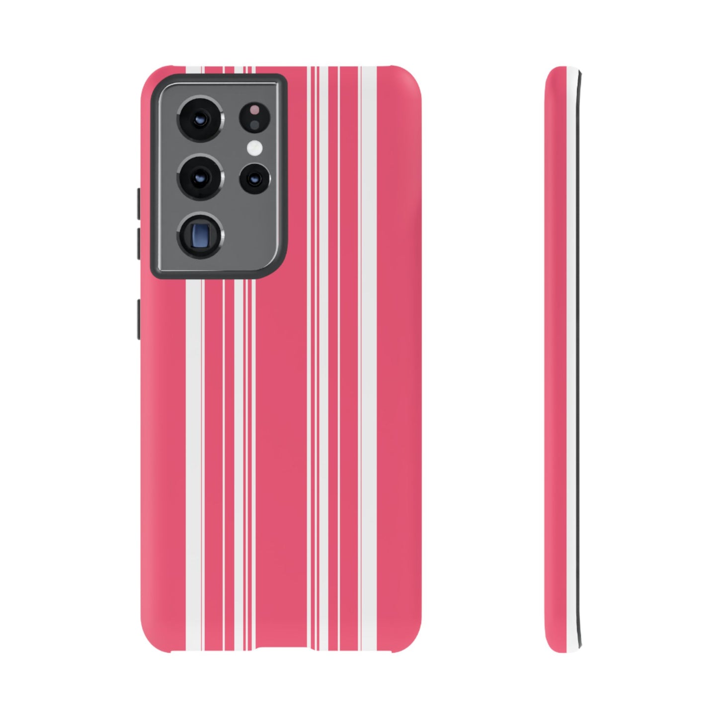 Pink Prep Stripe Tough Phone Case