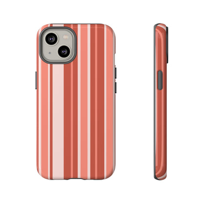 Terracotta Stripe Tough Phone Case