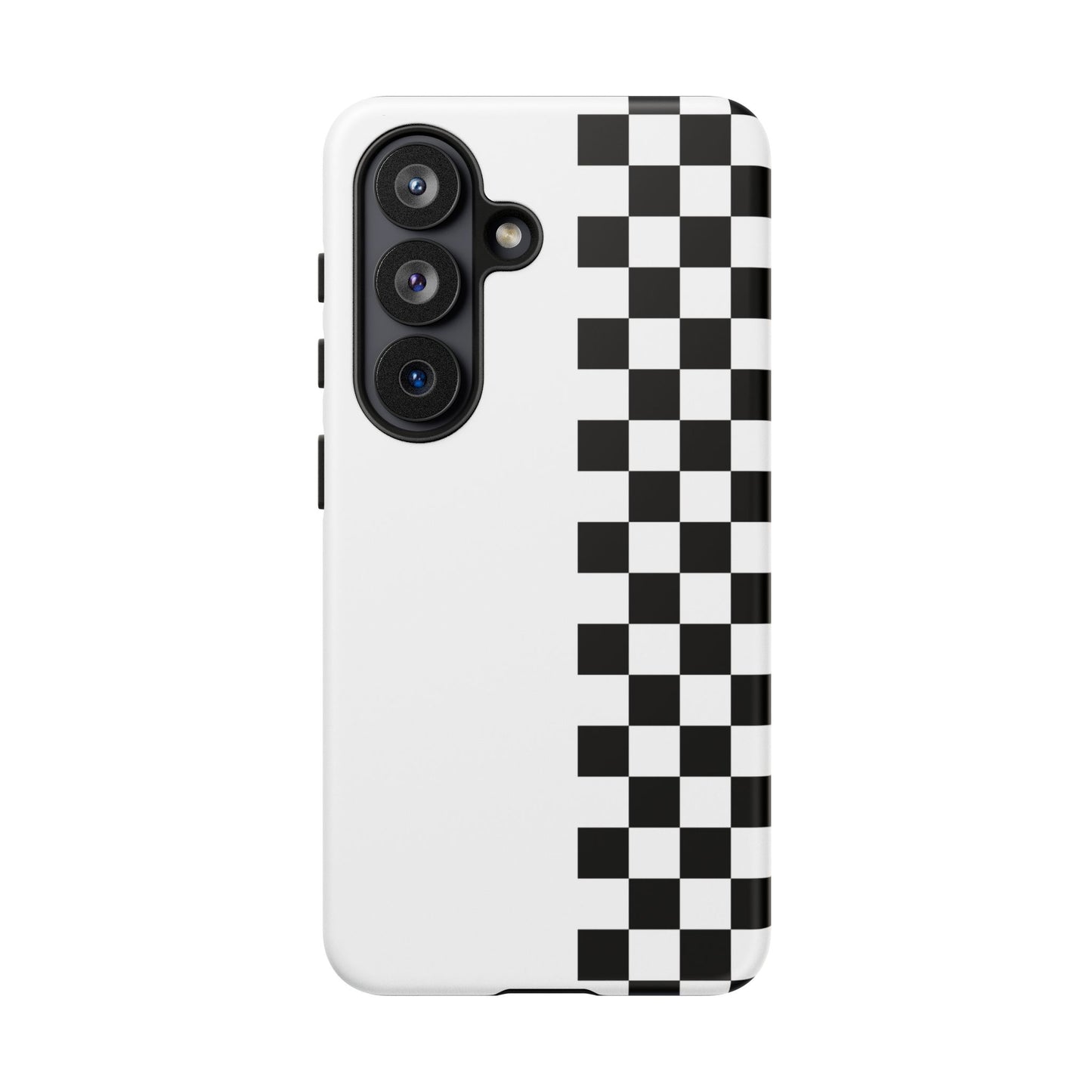 Checker Stripe Tough Phone Case
