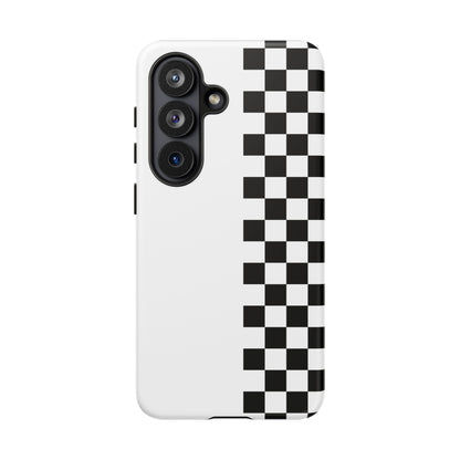 Checker Stripe Tough Phone Case
