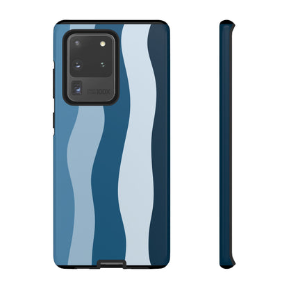 Blue Tide Wave Tough Phone Case