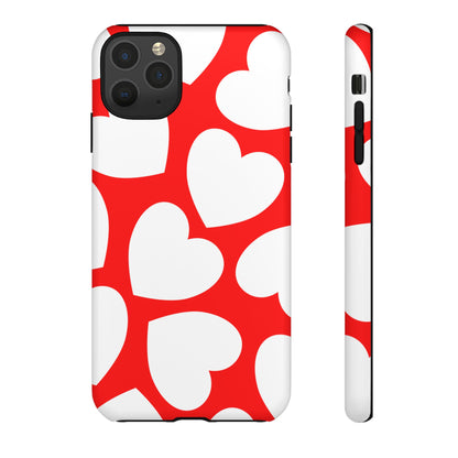 Love Pop Red Heart Tough Phone Case