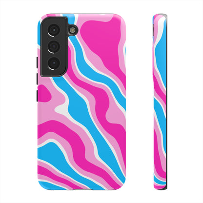 Candy Aqua Wave Tough Phone Case
