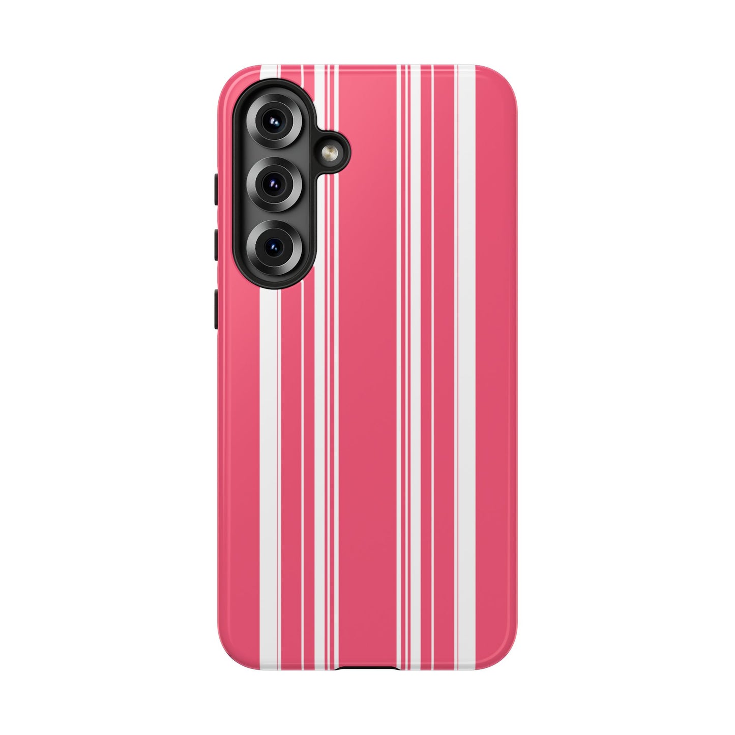Pink Prep Stripe Tough Phone Case