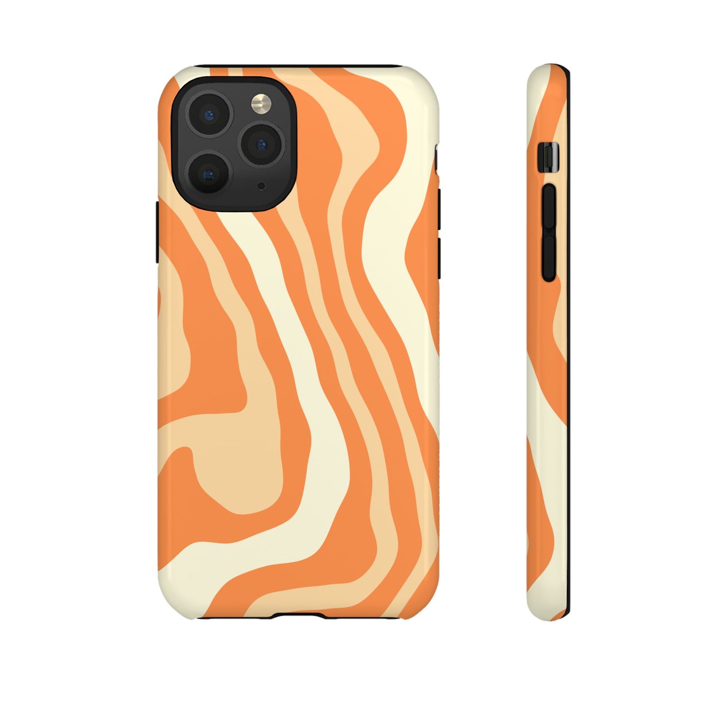 Peach Cream Swirl Tough Phone Case
