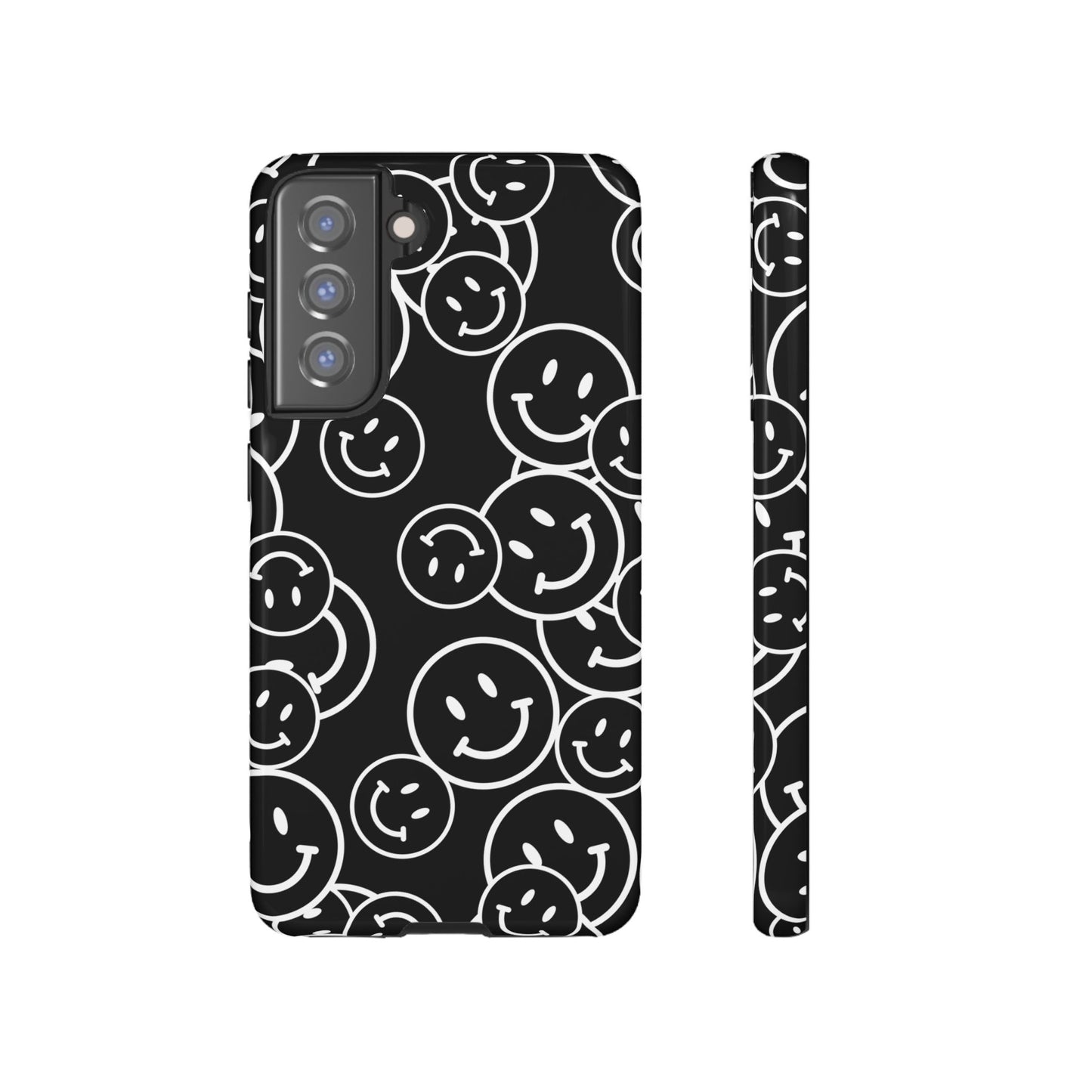 Happy Face Pattern Tough Phone Case