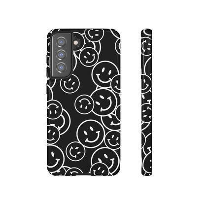 Happy Face Pattern Tough Phone Case