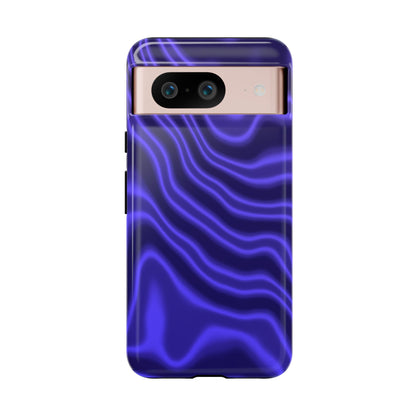 Neon Purple Flow Tough Phone Case