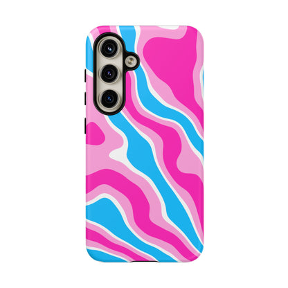 Candy Aqua Wave Tough Phone Case