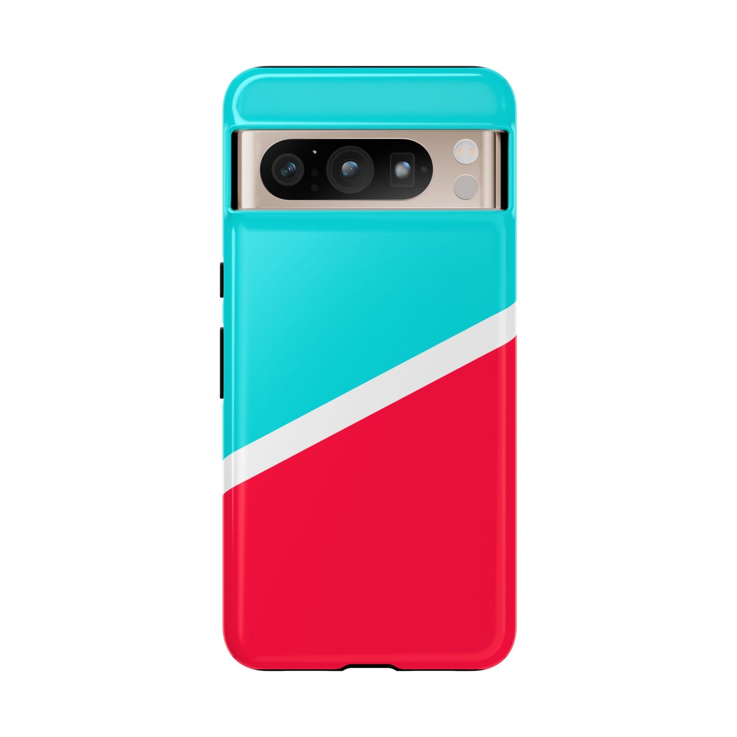 Aqua Pop Colorblock Tough Phone Case