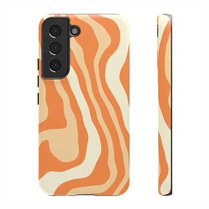 Peach Cream Swirl Tough Phone Case