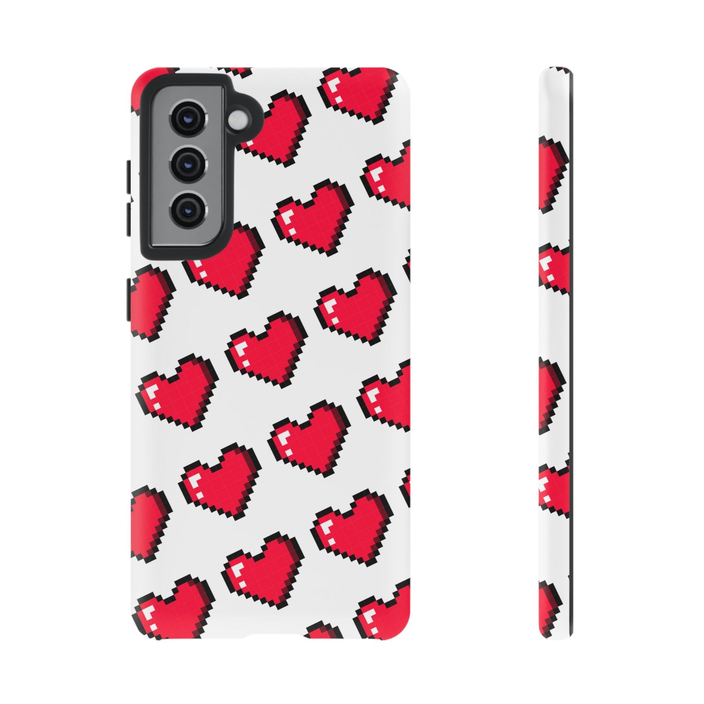 Pixel Heart Tough Phone Case
