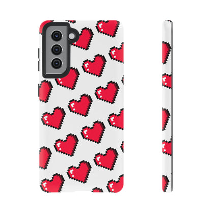 Pixel Heart Tough Phone Case