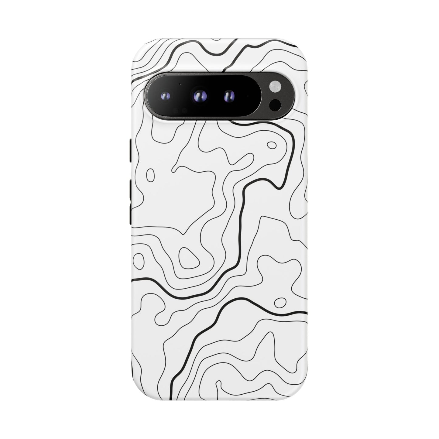 Minimal Topographic Tough Phone Case