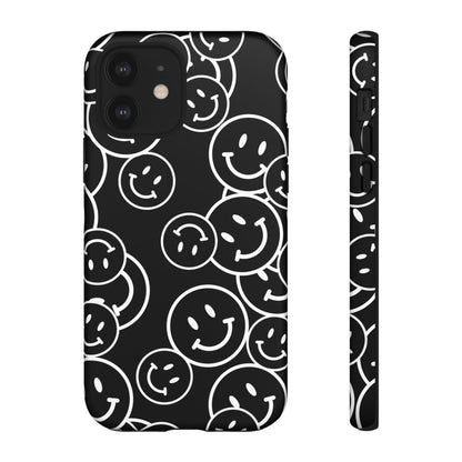Happy Face Pattern Tough Phone Case