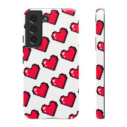Pixel Heart Tough Phone Case