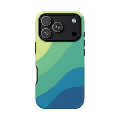 Coastal Green Wave Tough Phone Case