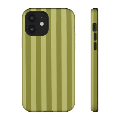 Olive Stripe Tough Phone Case