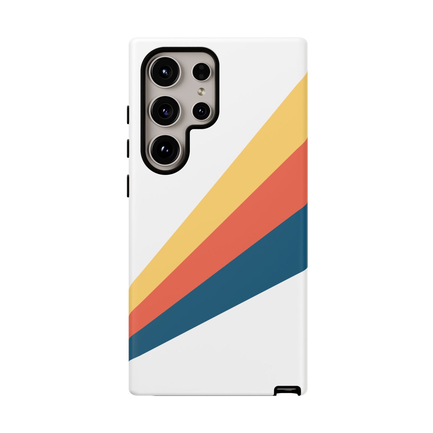 Diagonal Color Stripe Tough Phone Case