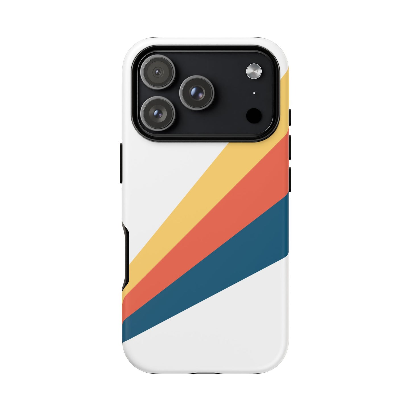 Diagonal Color Stripe Tough Phone Case