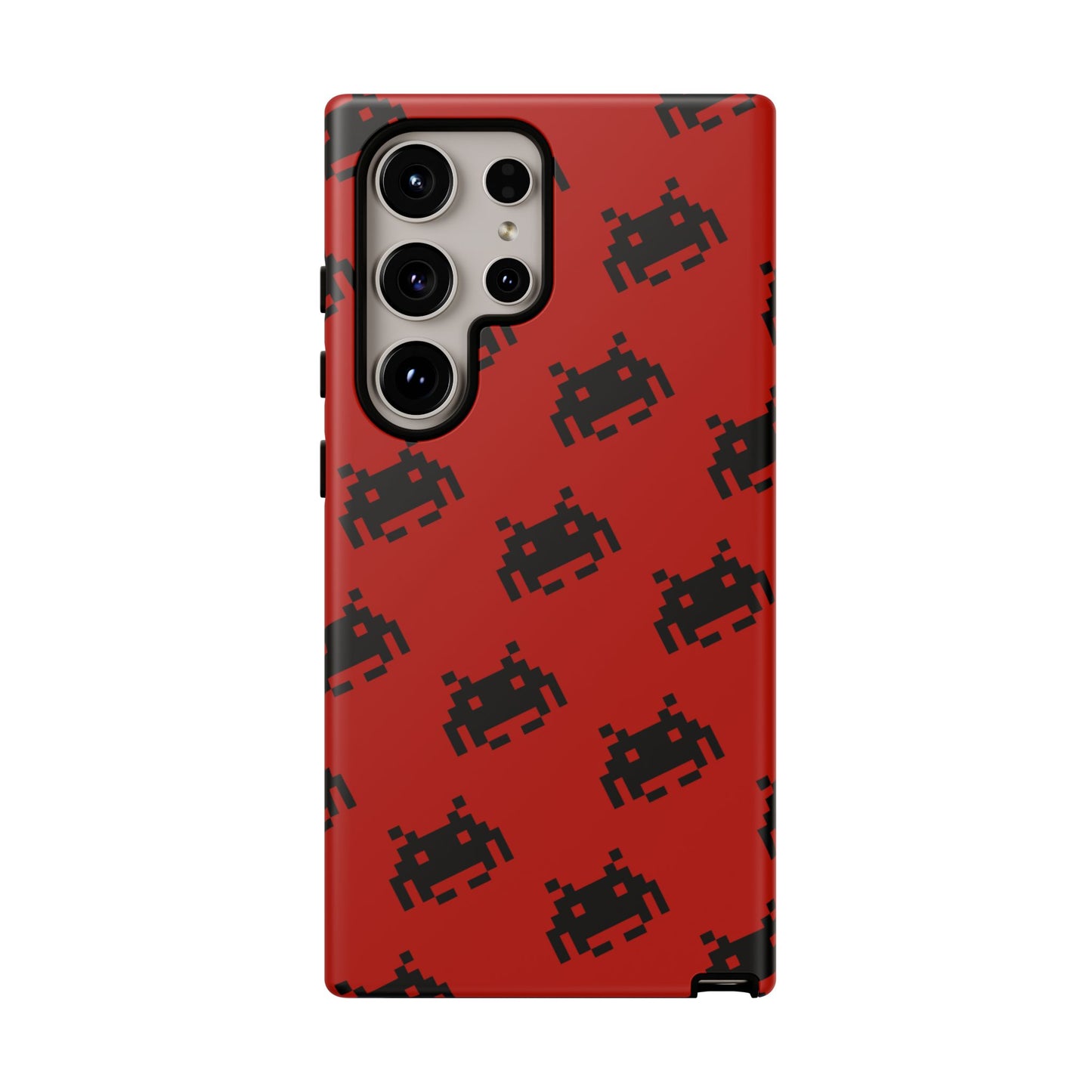 Red Pixel Alien Tough Phone Case