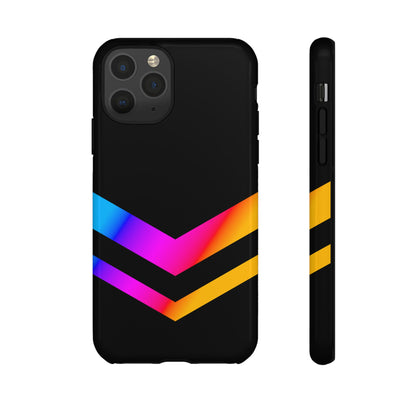 Neon V-Stripe Tough Phone Case