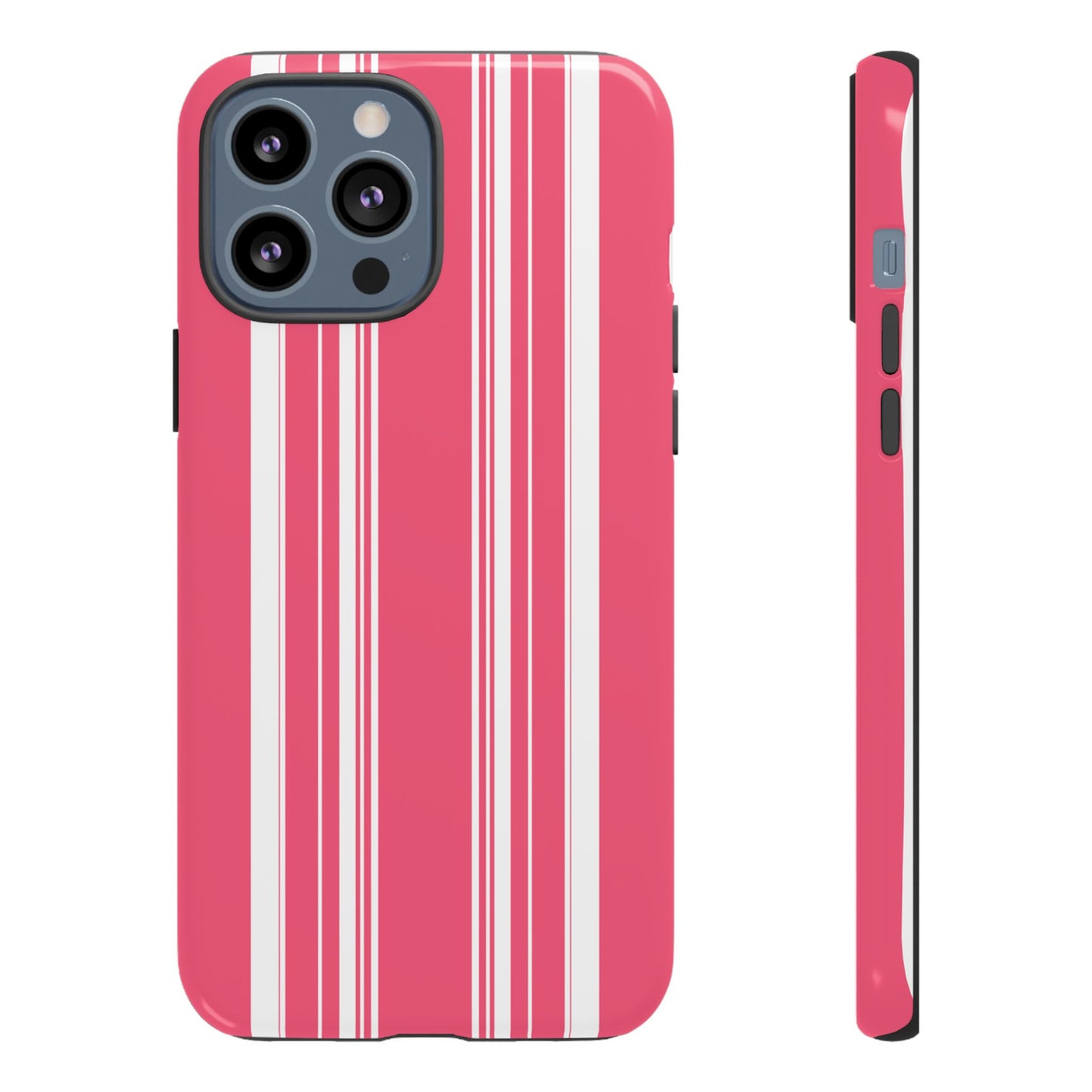 Pink Prep Stripe Tough Phone Case