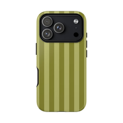 Olive Stripe Tough Phone Case