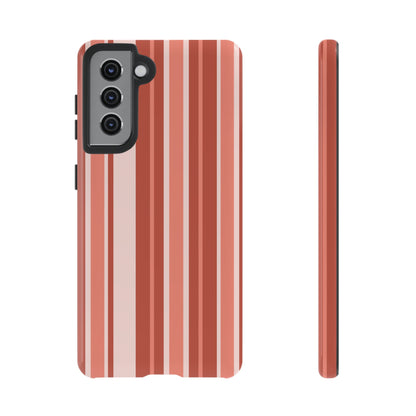 Terracotta Stripe Tough Phone Case