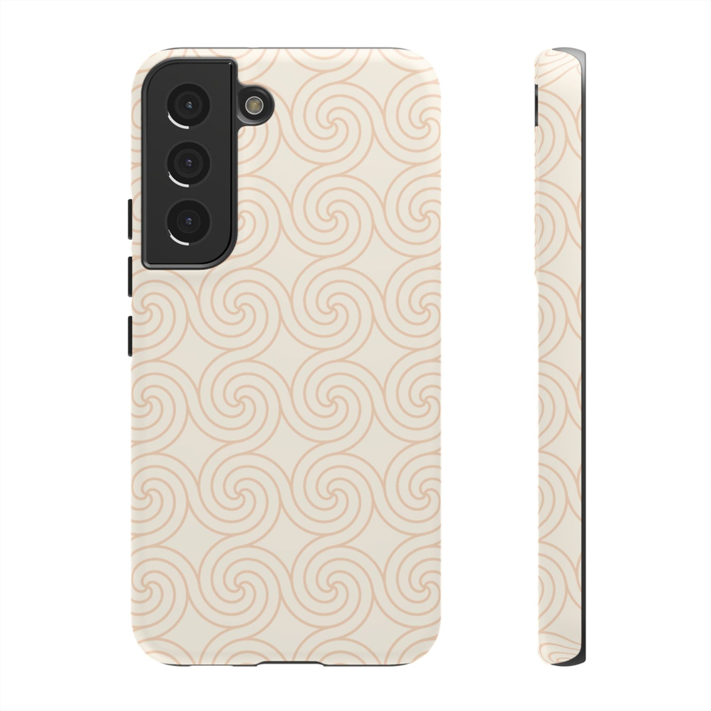 Soft Sand Spiral Tough Phone Case