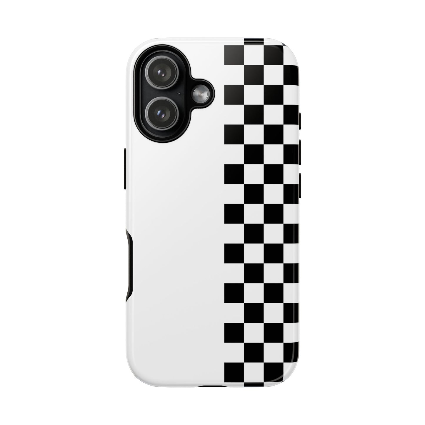 Checker Stripe Tough Phone Case