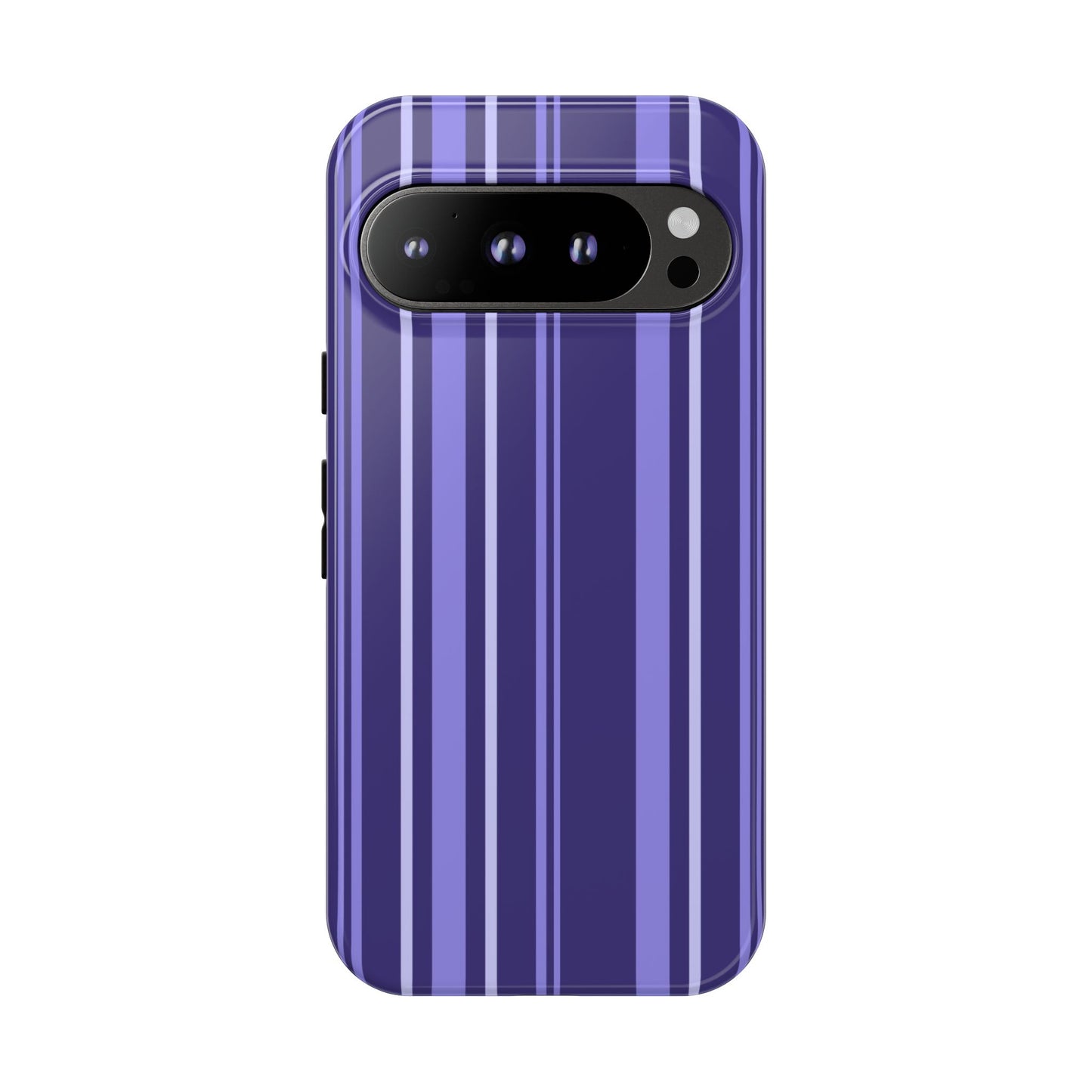 Berry Violet Stripe Tough Phone Case