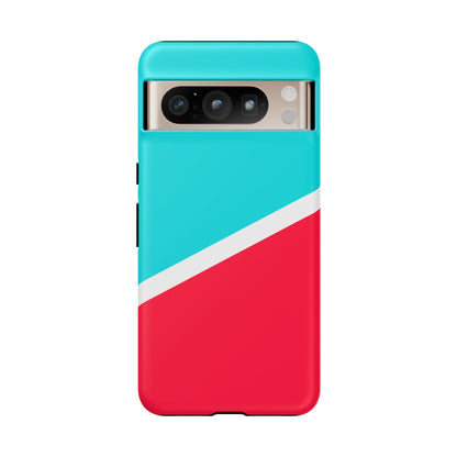 Aqua Pop Colorblock Tough Phone Case
