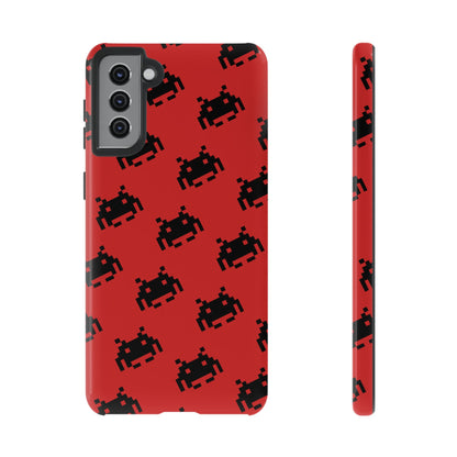 Red Pixel Alien Tough Phone Case