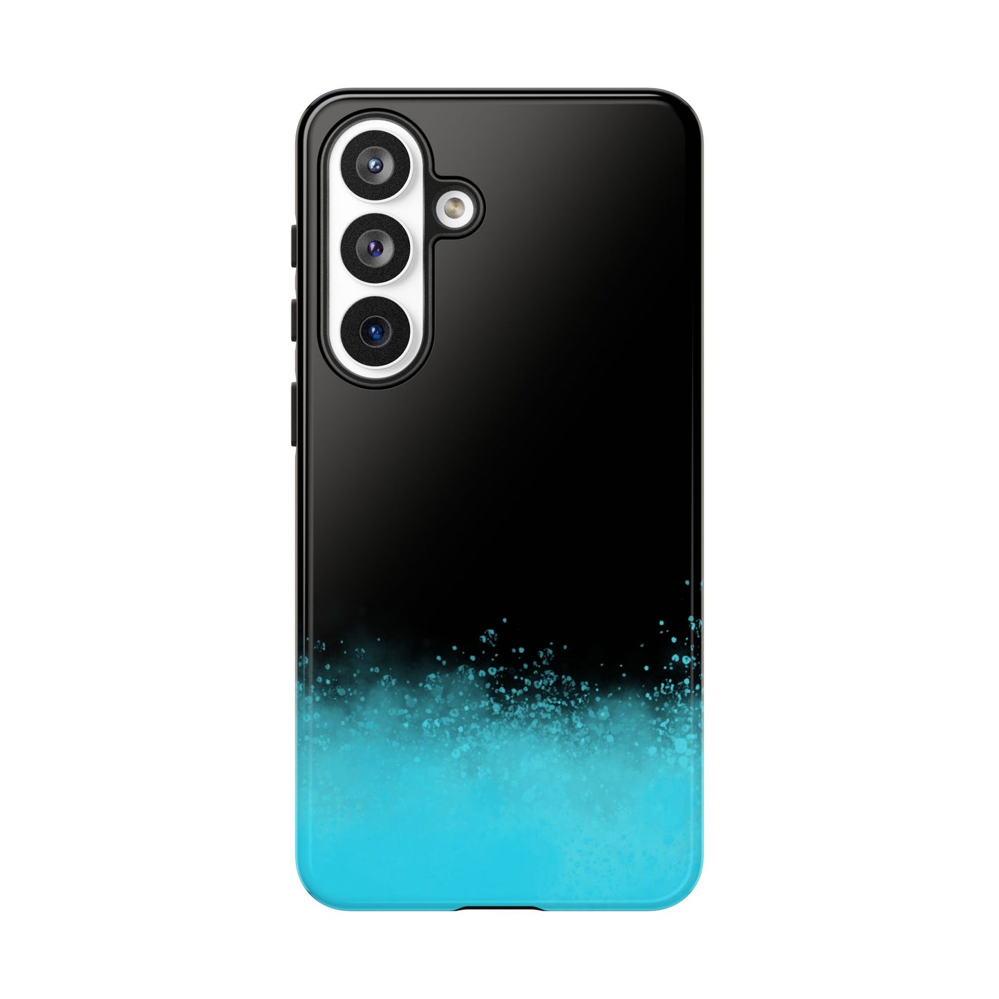 Black Aqua Splash Tough Phone Case