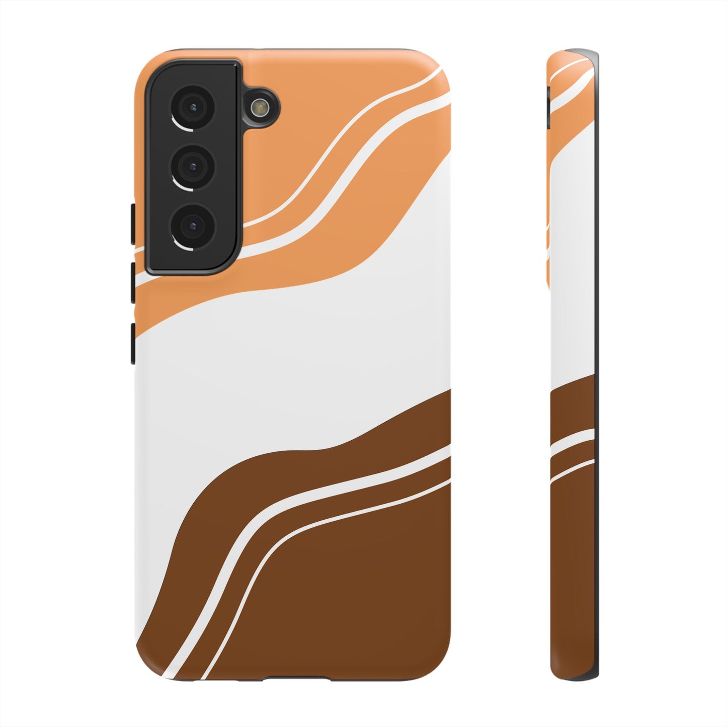 Caramel Cream Wave Tough Phone Case