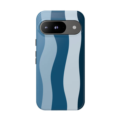 Blue Tide Wave Tough Phone Case