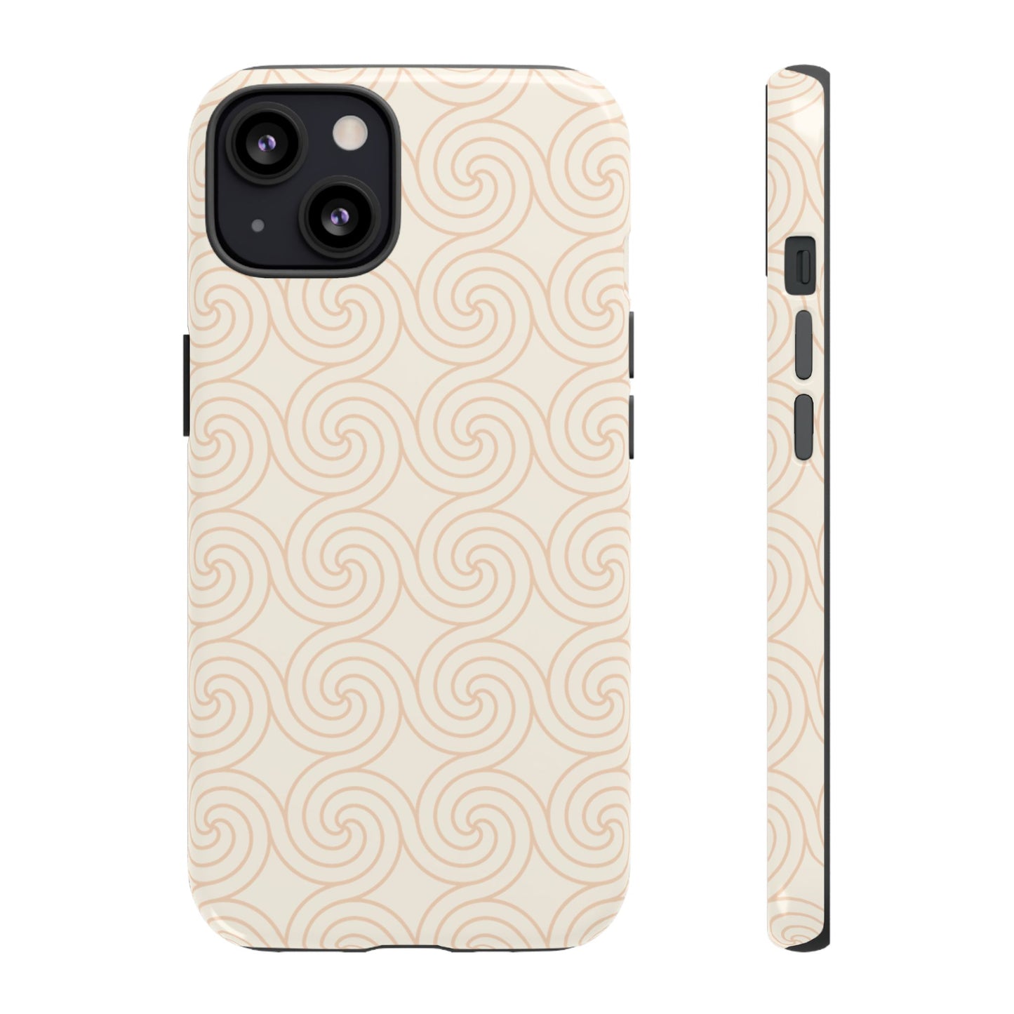 Soft Sand Spiral Tough Phone Case
