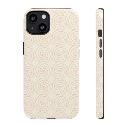 Soft Sand Spiral Tough Phone Case