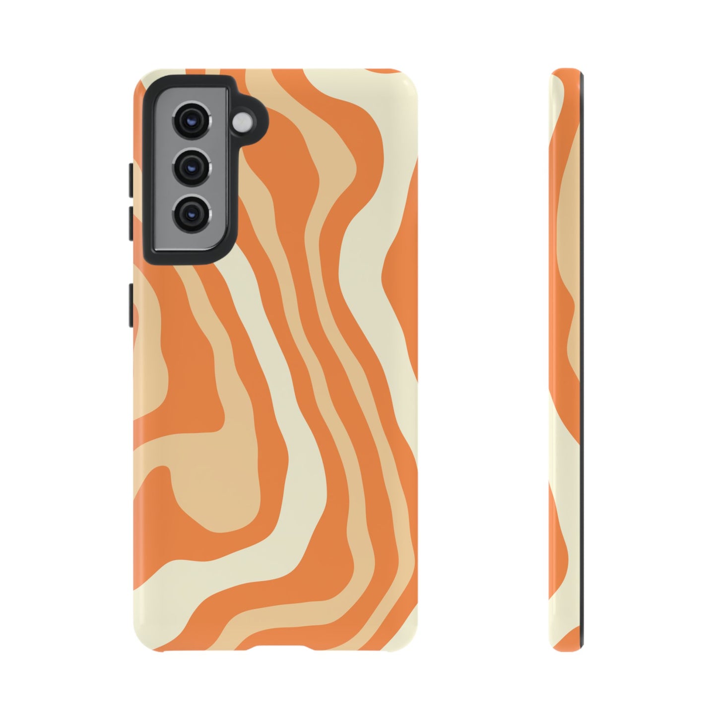 Peach Cream Swirl Tough Phone Case
