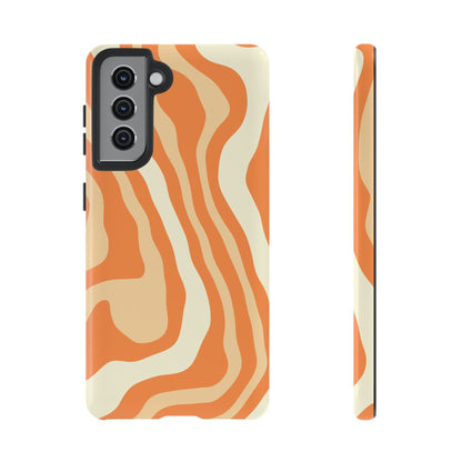 Peach Cream Swirl Tough Phone Case