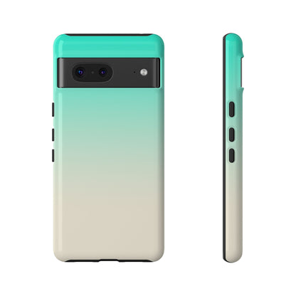 Aqua Cream Gradient Tough Phone Case