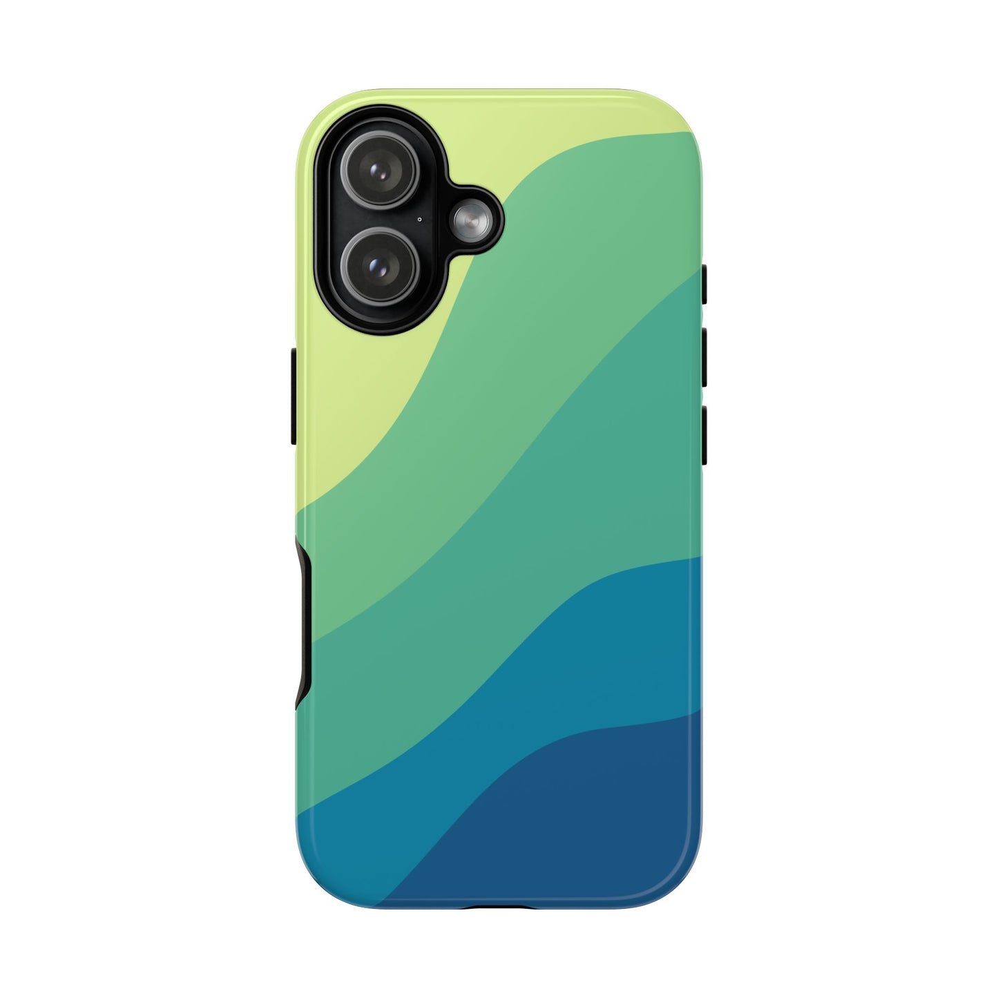 Coastal Green Wave Tough Phone Case