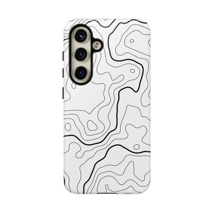 Minimal Topographic Tough Phone Case