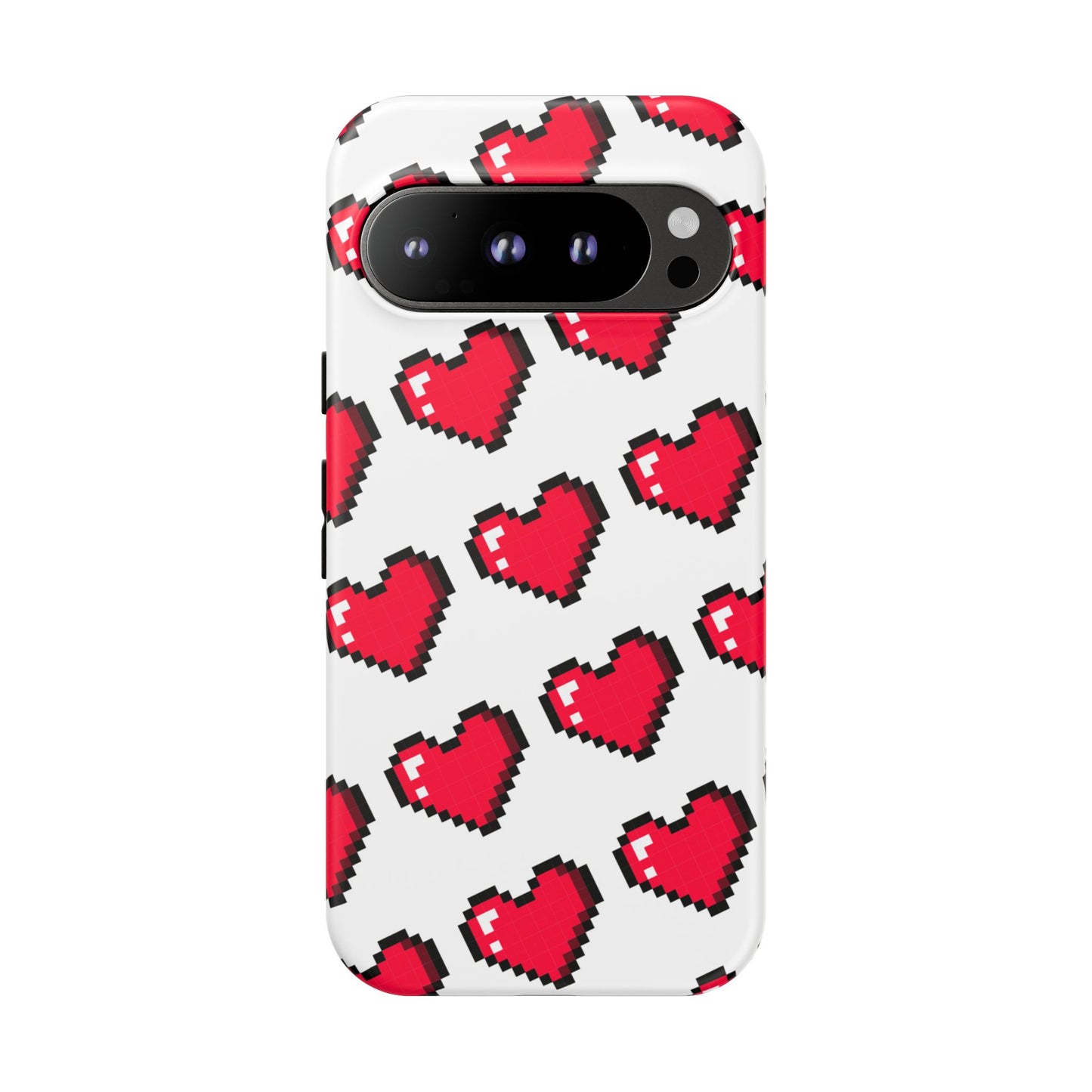 Pixel Heart Tough Phone Case
